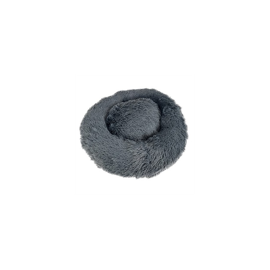 Sazzz - Hondenmand Fluffy Antraciet, 65x65x15cm