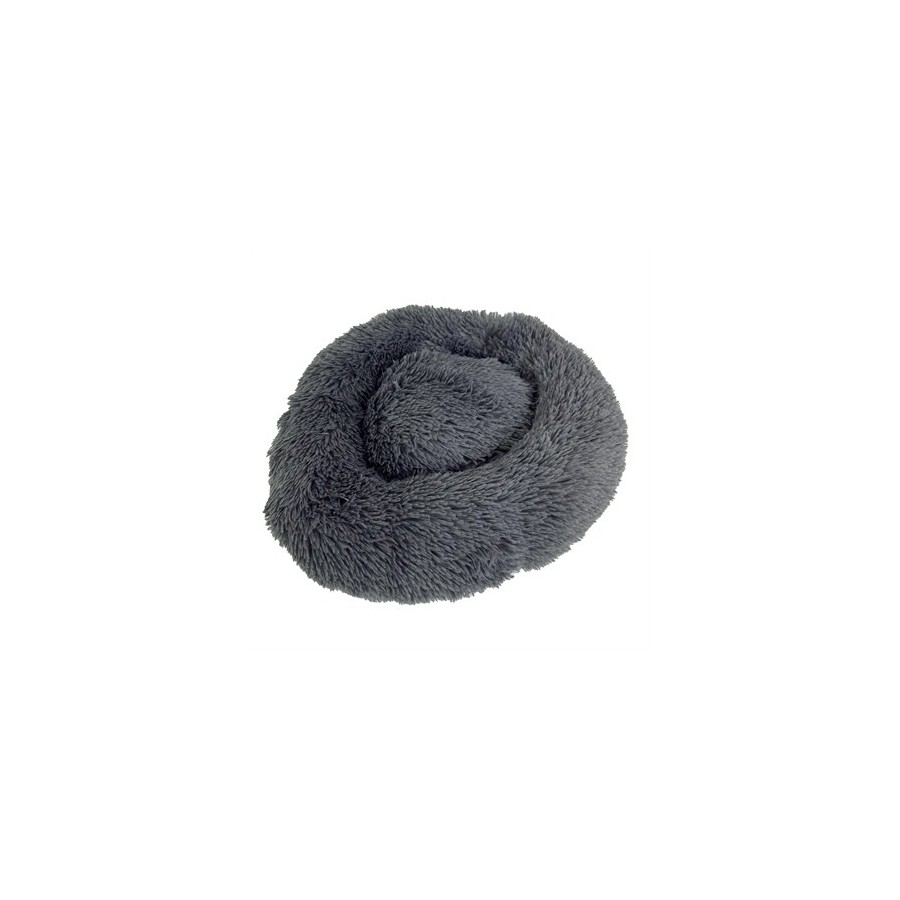Sazzz - Hondenmand Fluffy Antraciet Grijs. 52x52x13cm
