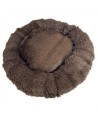 Sazzz - Hondenmand Fluffy Bruin. 65x65x15cm