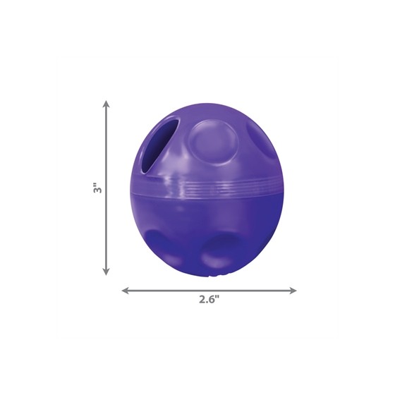 Kong - Kat Treat Dispensing Voerbal. 6,5x6,5x7,5cm