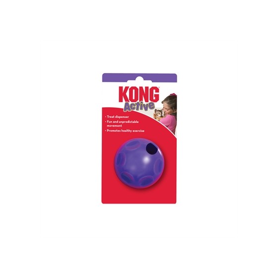 Kong - Kat Treat Dispensing Voerbal. 6,5x6,5x7,5cm