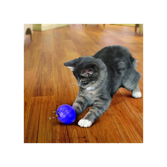 Kong - Kat Treat Dispensing Voerbal. 6,5x6,5x7,5cm