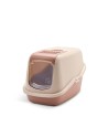 Savic - Kattenbak Nestor Champagne Roze / Terracotta. 56x39x38,5cm