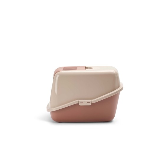 Savic - Kattenbak Nestor Champagne Roze / Terracotta. 56x39x38,5cm