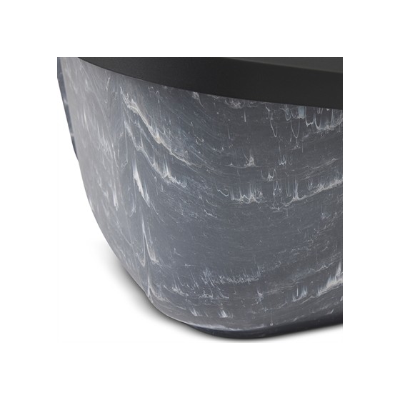 Savic - Kattenbak Aseo Jumbo Marble Grijs / Zwart. 67,5x48,5x29cm