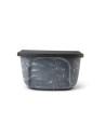 Savic - Kattenbak Aseo Jumbo Marble Grijs / Zwart. 67,5x48,5x29cm