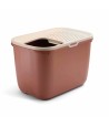 Savic - Kattenbak Hop In Champagne Roze / Terracotta. 58,5x39x39,5cm