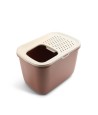Savic - Kattenbak Hop In Champagne Roze / Terracotta. 58,5x39x39,5cm