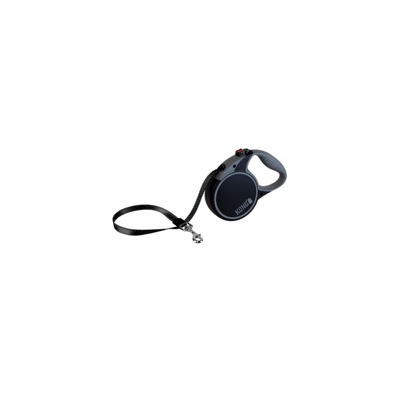 Kong - Rollijn Terrain Zwart, 5m. tot 30kg