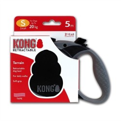 Kong - Rollijn Terrain Zwart, 5m. tot 20kg