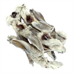 Petsnack - Konijnenoren Met Vacht. 200gr