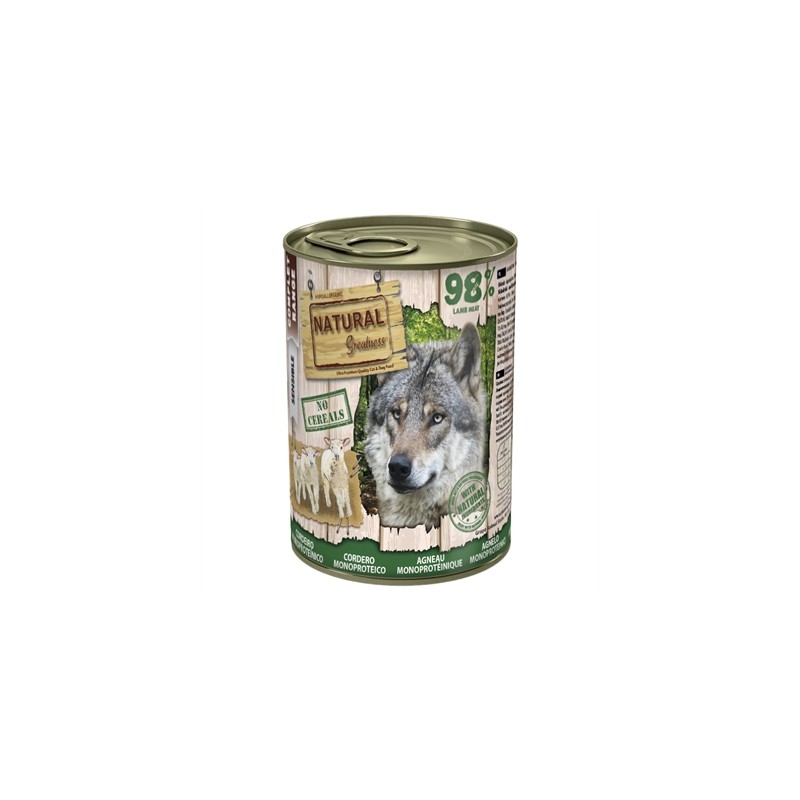 Natural Greatness - Monoprotein Lamb Recipe. 170gr