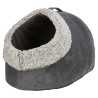 Trixie - Kattenmand Iglo Calida Warmtereflecterend Grijs-Wit / Zwart. 50x30x35cm