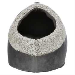 Trixie - Kattenmand Iglo Calida Warmtereflecterend Grijs-Wit / Zwart. 50x30x35cm