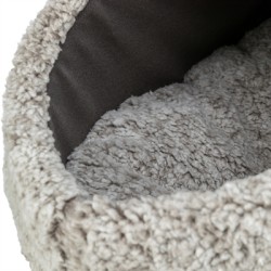 Trixie - Kattenmand Iglo Calida Warmtereflecterend Grijs-Wit / Zwart. 50x30x35cm