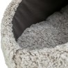 Trixie - Kattenmand Iglo Calida Warmtereflecterend Grijs-Wit / Zwart. 50x30x35cm