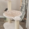 Trixie - Krabpaal Alessia Lichtgrijs / Zand. 65x38x114cm