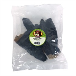Petsnack - Buffalo Oren Met Haar. 4st