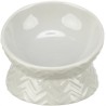 Trixie - Verhoogde Voerbak / Waterbak Keramiek Licht Taupe. 150ml 13cm