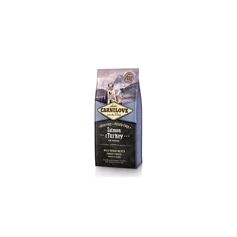 Carnilove - Zalm / Kalkoen, Puppies. 12kg