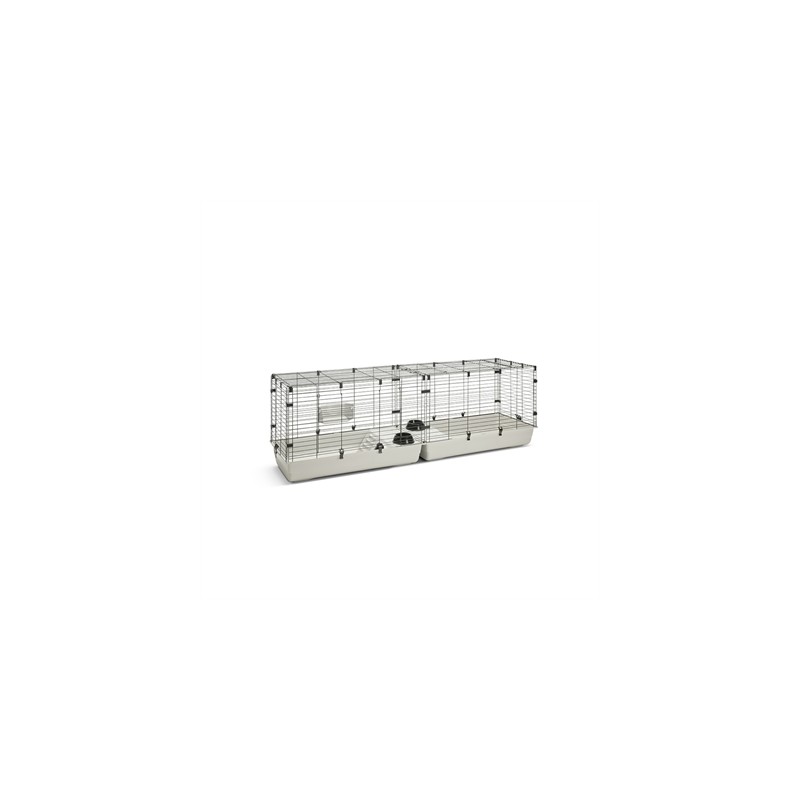 Savic Clubix 200 Knaagdierkooi Zwart / Lichtgrijs 200X50X63,5 CM