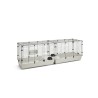 Savic Clubix 200 Knaagdierkooi Zwart / Lichtgrijs 200X50X63,5 CM