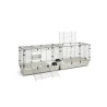 Savic Clubix 200 Knaagdierkooi Zwart / Lichtgrijs 200X50X63,5 CM