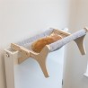 Trixie - Hangmat Hout Grijs. 47x24x38cm