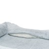Trixie - Vital Hondenmand Lino Hoekig Grijs / Lichtgrijs. 90x65cm