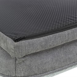 Trixie - Vital Hondenmand Lino Hoekig Grijs / Lichtgrijs. 90x65cm