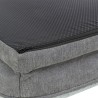 Trixie - Vital Hondenmand Lino Hoekig Grijs / Lichtgrijs. 90x65cm