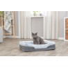 Trixie - Vital Hondenmand Lino Hoekig Grijs / Lichtgrijs. 90x65cm