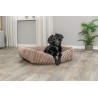 Trixie - Hondenmand Lonni Ribfluweel, Lichtbruin. 65x50cm