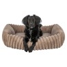 Trixie - Hondenmand Lonni Ribfluweel Hoekig Lichtbruin. 100x70cm