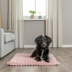 Trixie - Ligmat Lonni Ribfluweel Roze. 90x65cm