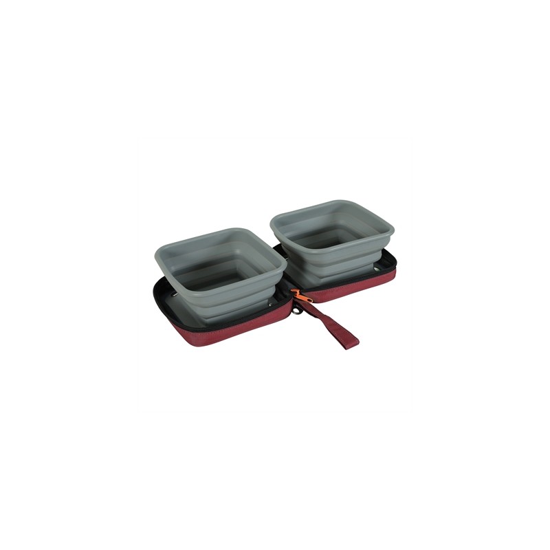 ZOLUX BVK 2IN1 OPVOUWBARE VOERBAK EN DRINKBAK ROOD