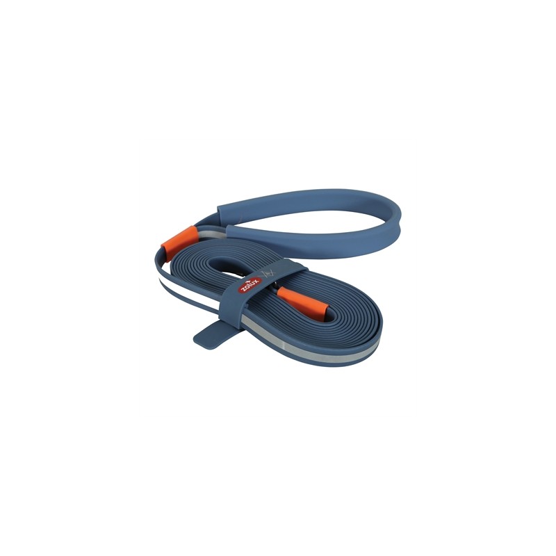 ZOLUX BVK SLEEPLIJN PLAT SILICONEN BLAUW