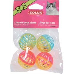 Zolux - Bal Twist Met Bel. 4cm 4st