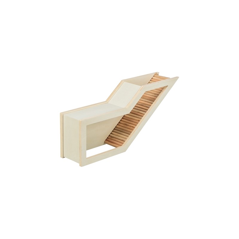 TRIXIE OBSERVATIEBOX MUIS / HAMSTER MET TUNNEL ONBEHANDELD HOUT