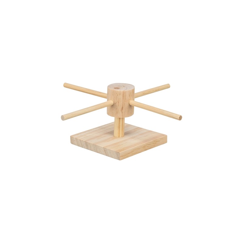 TRIXIE VOER DRAAIMOLEN ONBEHANDELD HOUT