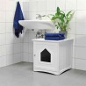 Trixie - Kattenmand Huis, Wit