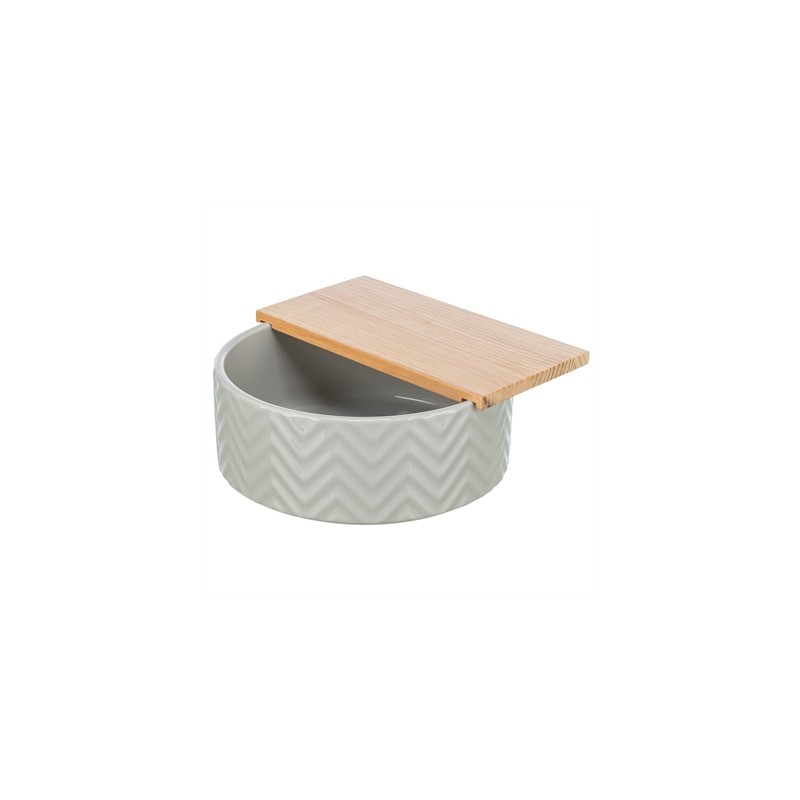 TRIXIE ZANDBAD MET PLATFORM MUIZEN / HAMSTERS KERAMIEK / HOUT