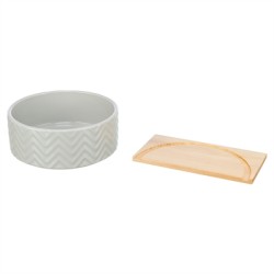 TRIXIE ZANDBAD MET PLATFORM MUIZEN / HAMSTERS KERAMIEK / HOUT