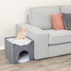 TRIXIE KATTENHUIS HARVEY GRIJS-WIT / ZWART