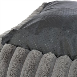 TRIXIE HONDENMAND LONNI RIBFLUWEEL HOEKIG GRIJS