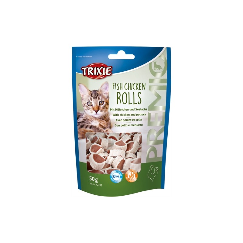 TRIXIE PREMIO FISH CHICKEN ROLLS