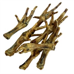 PETSNACK KIPPENPOTEN GEROOKT BRUIN