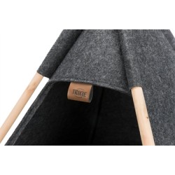 TRIXIE KATTENMAND TIPI VILT ANTRACIET