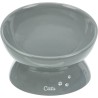 Trixie - Voerbak Kat XXL Keramiek Verhoogd Grijs, 350ml / 17cm