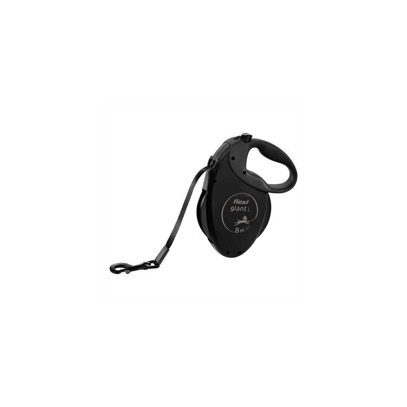 Flexi - Rollijn Giant Tape Black Edition, 8m 50kg